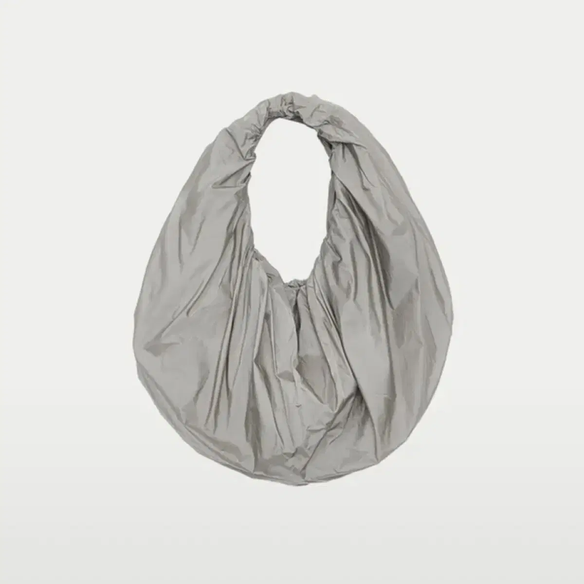 아모멘토 amomento SHIRRING TOTE BAG_GREY 셔링백